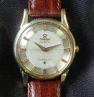 Omega Constellation chronometer - pie pan dial/papers